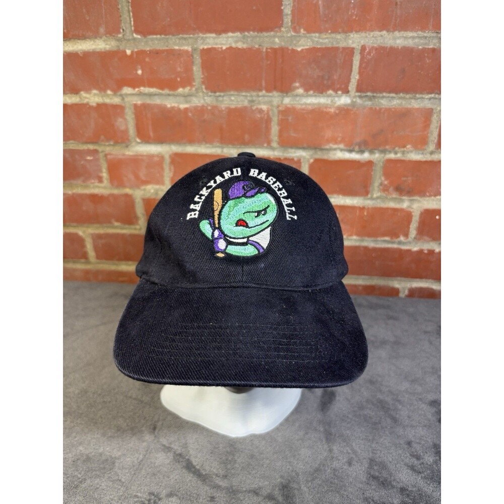 Vintage 90s Backyard Baseball Melonheads Logo Hat Humongous Entertainment